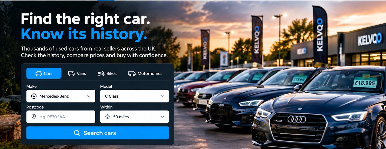 KELVQO Marketplace vehicles